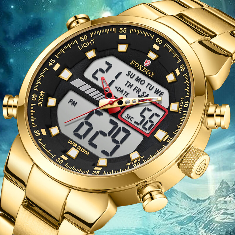 Часы наручные LIGE мужские с хронографом, модные роскошные Брендовые спортивные Кварцевые водонепроницаемые в стиле милитари