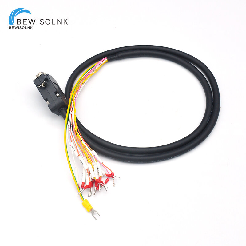 Tiga baris DB15 female IO kabel penghubung beberapa panjang tersedia