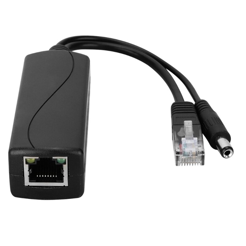 فاصل POE 48 فولت إلى 5 فولت MicroUSB من النوع C DC5.5x2.1mm DC3.5x1.35mm Interface