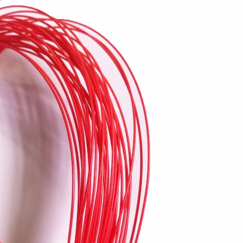 Raqueta de bádminton Multicolor, cuerda de alambre de entrenamiento de alta elasticidad, longitud de 10M, diámetro de 0,7mm