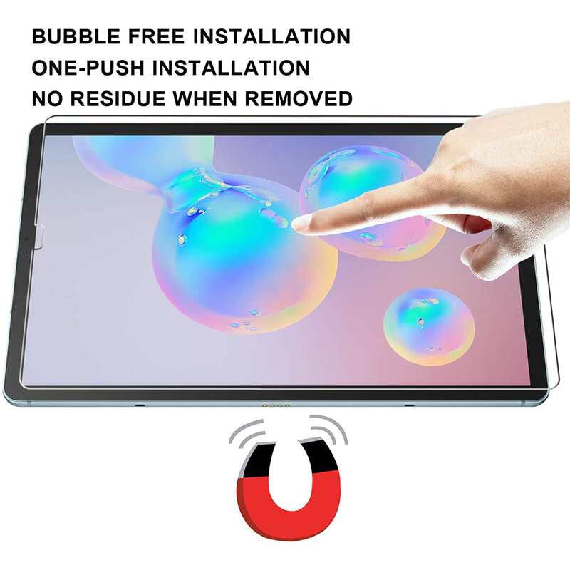 Protector de pantalla de vidrio templado para tableta Samsung Galaxy Tab S6, película protectora de pantalla para Tablet, 10,5, 2019, SM-T860, T860, T865, 3 paquetes