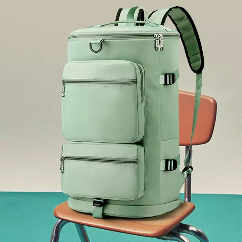 Travel Bag Large Capacity Shoulder Sports Training Fitness Bag Sketching Storage Dry and Wet Separation Luggage Bag