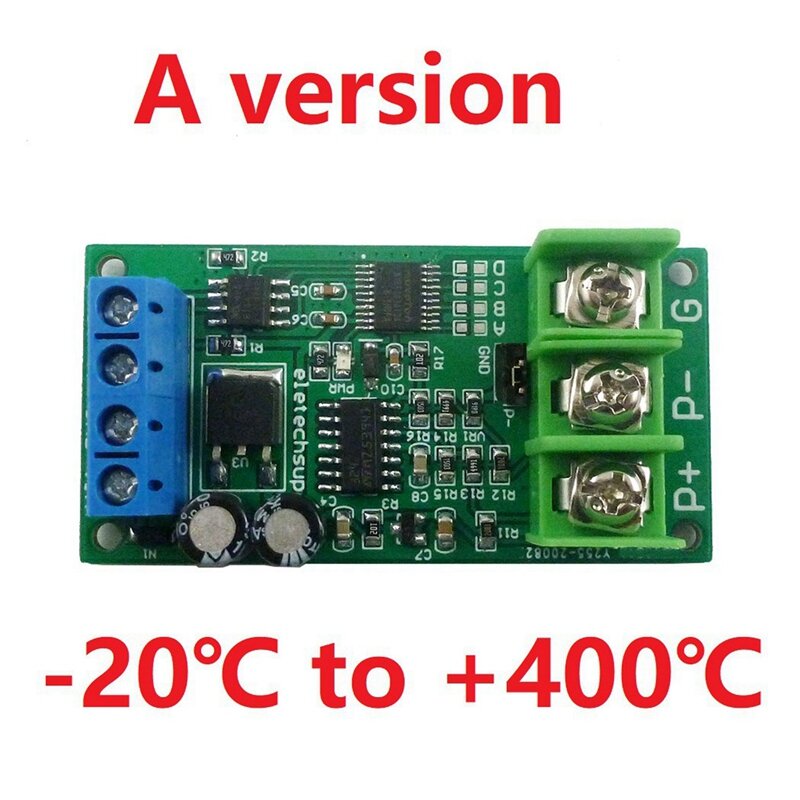 Kit technique de capteur thermique platine PT100, convertisseur de température, RS485 Modbus RTU RTD, PTA9B01, DC 8-25V, 3X