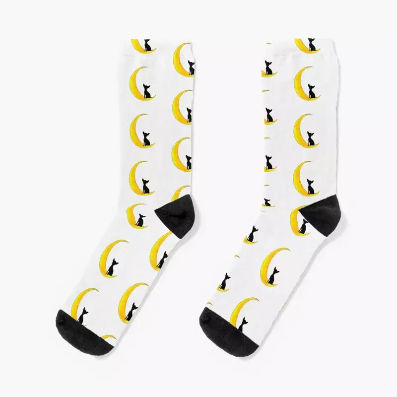 Chihuahua Moon Socks retro con calzini stampati per uomo donna