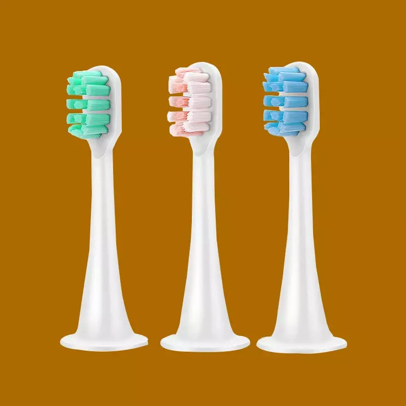 فوهات فرشاة الأسنان الكهربائية بالموجات فوق الصوتية لmijia Xiaomi Mi ، استبدال عالي الكثافة ، رأس فرشاة الأسنان