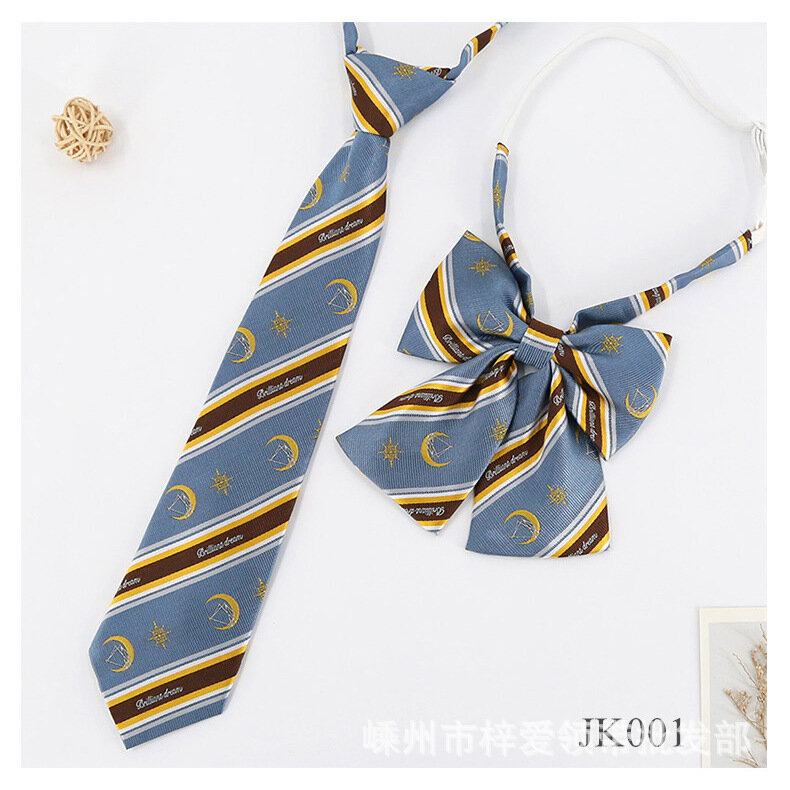Frauen Plaid JK Krawatten japanischen Stil Krawatte für JK Uniform süße Krawatte Anzüge Gravatas süße einfache faule Person Student Krawatte