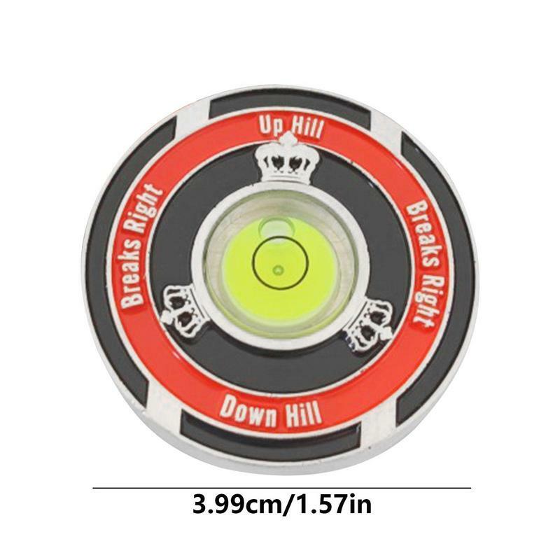2 Sided Golf Ball Marker Hat Clip Golf Putting Aid & Multicolor Optional Reader With High Precision Alignment Reader Tool