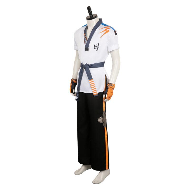 Anime Game Tekken 8 Hwoarang Cosplay Fantasy Costume Disguise For Adult Men Roleplay Fantasia Outfits Male Halloween Clothes