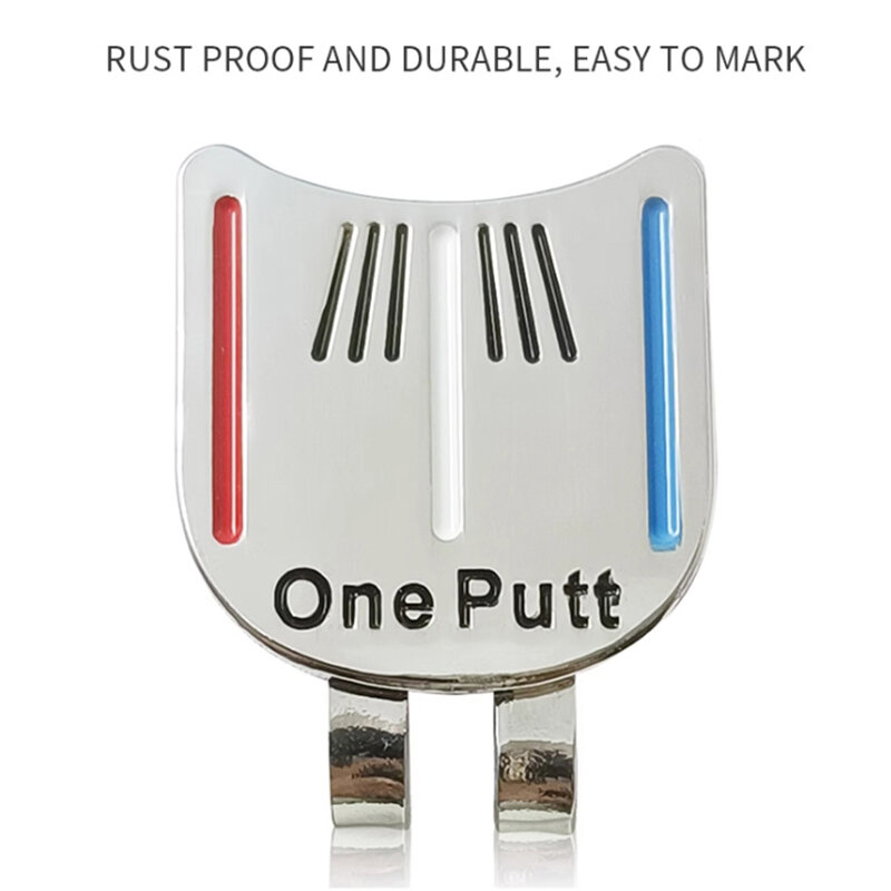 Clip magnético de Metal para Golf, accesorios para carrito de golf, marca de Club, 3,7x3,7x3cm, 1 unidad