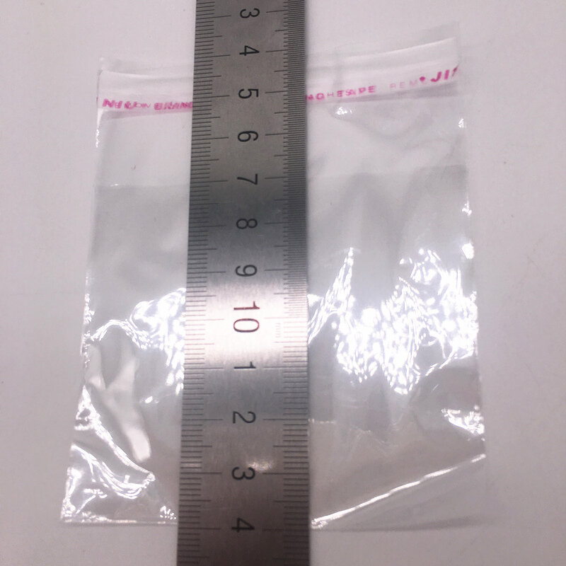 100pcs 4x6cm---22x20cm Resealable Poly Bag Transparent Opp Plastic Bags Self Adhesive Seal Jewellery Making Bag