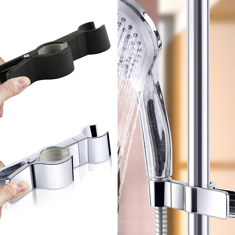 Supporto per soffione doccia regolabile supporto per doccia morsetto per soffione doccia staffa per soffione doccia supporto per binario accessori per il bagno