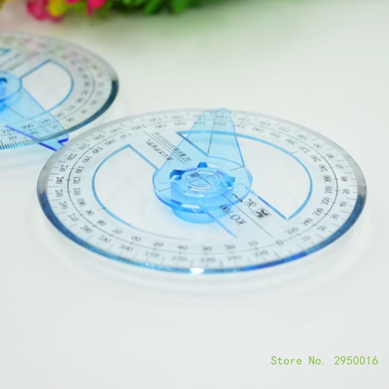 Plastic Cirkelgradenboog Liniaal 360 Gradenmaat Gradenboog 360 Gradenboog Voor Studentenmeting