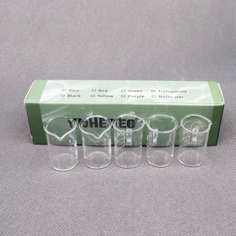 5PCS YUHETEC GLASS Beaker for CoilArt MAGE RTA / MAGE GTA / MAGE SubOhm / RTA 2019 / V2 / Azeroth RDTA / SALT / LUX Mesh