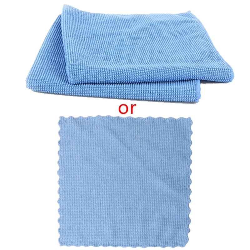 Glasses Cleaning Cloth Blue Lens Cloth Wipes For Lens 150x150mm/5.9x5.9inch For Glasses for Mac Camera Computer 40GE