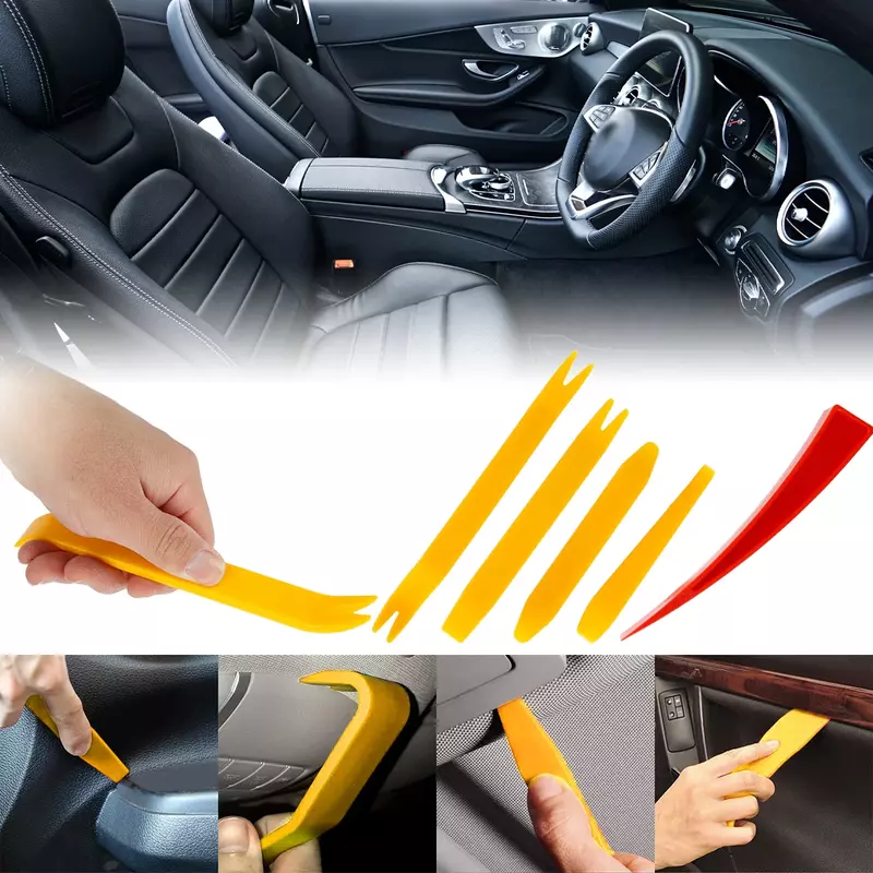Car Tool Car Window Door Key Anti Lost Kit Inflatable Air Pump Air Wedge Non Marring Wedge with Long Reach Grabber for Car Truck