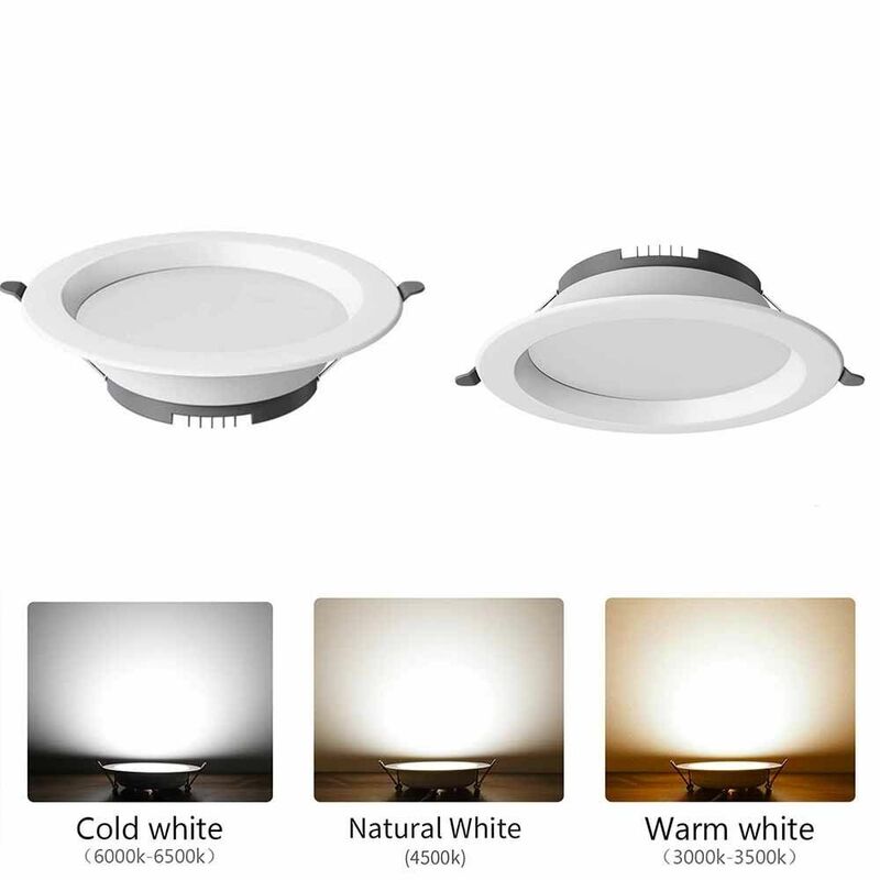 Recessed LED Downlight Small Round Energy Saving Down Lights 220V 5W 9W 12W Ceiling Lamp Bedroom