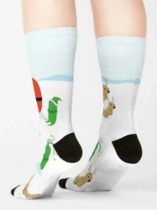 Веселые кробиальные праздничные поздравительные носки, индивидуальные спортивные сумасшедшие женские носки, мужские