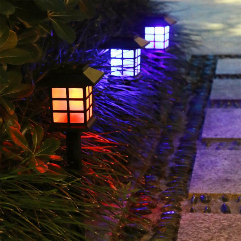 Lampes solaires étanches d'extérieur, lampe solaire pour jardin, paysage, cour, allée, éclairage de passerelle, 1 à 5 pièces, 2 LED