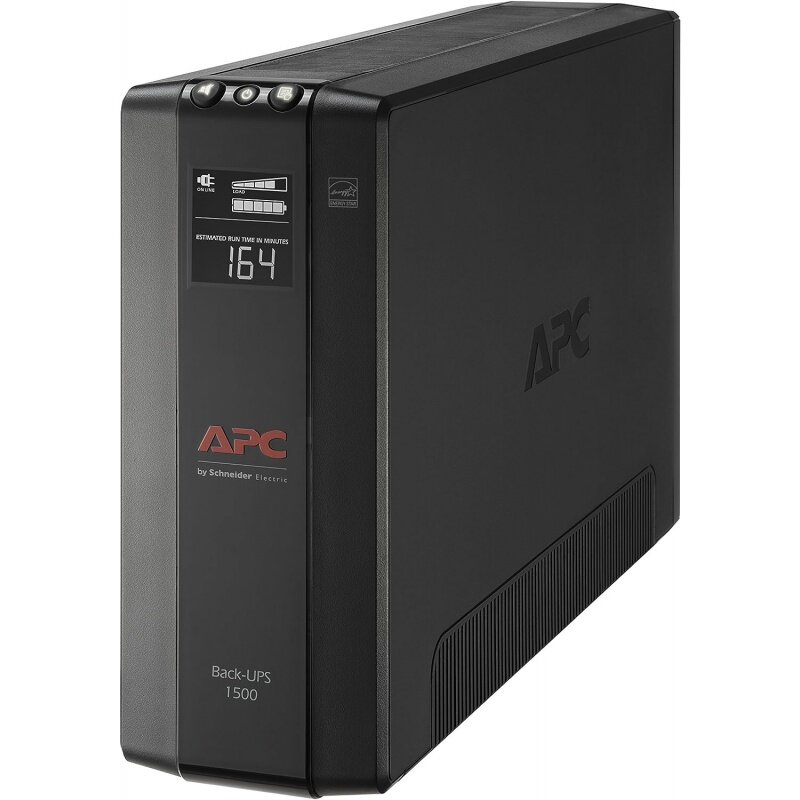 APC UPS 1500VA  Battery Backup and Surge Protector, BX1500M B B Power Supply, AVR, Dataline Protection