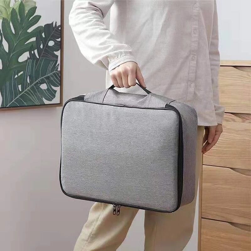กันน้ำธุรกิจกระเป๋าผู้ชายผ้าอ๊อกซ์ฟอร์ด 'S เอกสาร Ipad อิเล็กทรอนิกส์เก็บเอกสารกระเป๋ามือถือกระเป๋าถืออุปกรณ์