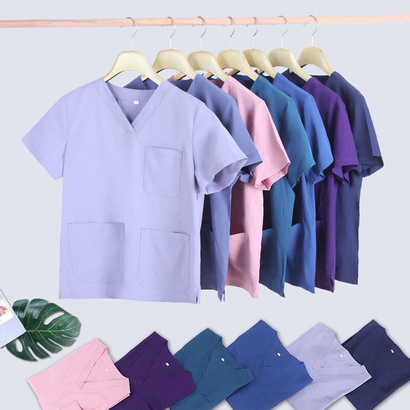 UltraAir™ Quick-Dry Scrubs Medical Uniform Stretch Nurse Doctor Workwear Top and Pant Hospital Dental Clinic Outfits S11-01