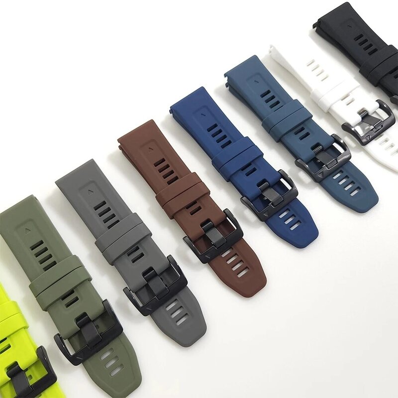 Bracelet de sport en silicone pour Garmin Forerunner, ajustement rapide, bracelet, ceinture, 955, 965, 745, 945, persévérance, S62, S60, Instinct 2, 45mm, 22mm, 26mm