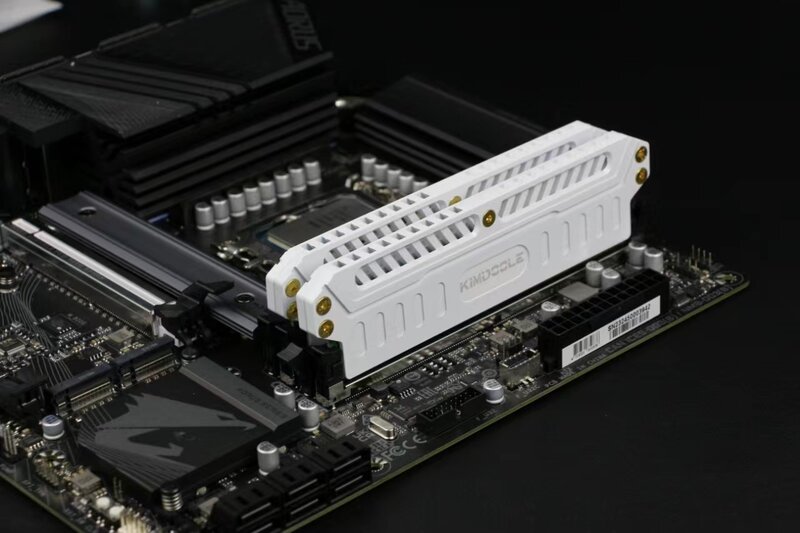 Kimdoole-Refroidisseur de mémoire RAM DDR4/DDR5, en alliage d'aluminium, dissipateur thermique, pour PC RAM, jeu, cochon clock