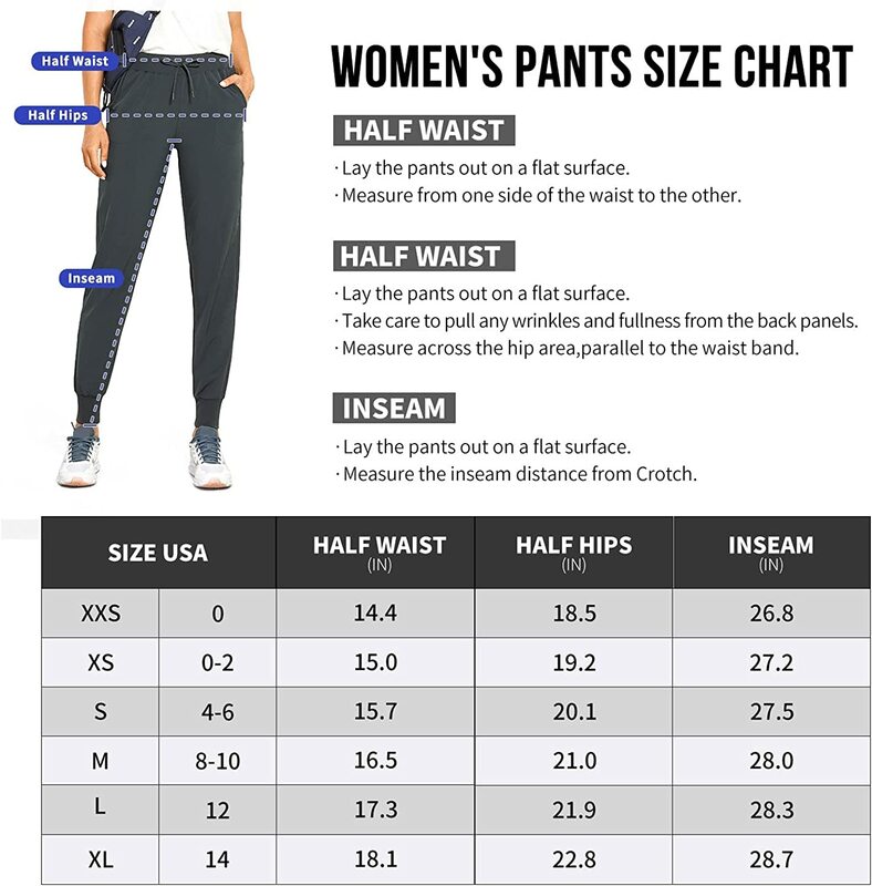 Women Lightweight Joggers Pants Quick Dry Running Sweatpants Athletic Workout Track Pants- 27.5 inches Trousers pantalones Women