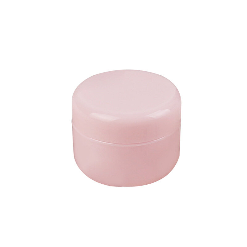 Банка для крема, розовая пластиковая, 10-150 г