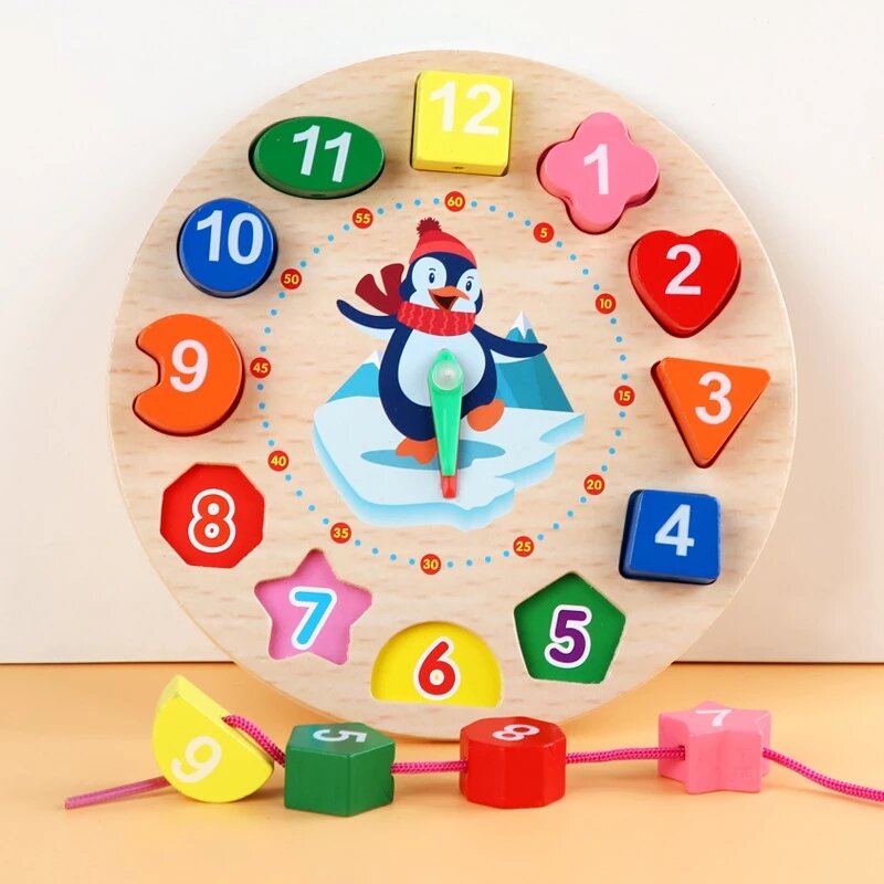 Montessori Baby Spielzeug Kinder 3D Holz Puzzles Frühen Lernen Baby Spiele Spielzeug Pädagogisches Holz Spielzeug Für Kinder 1 2 3 jahre