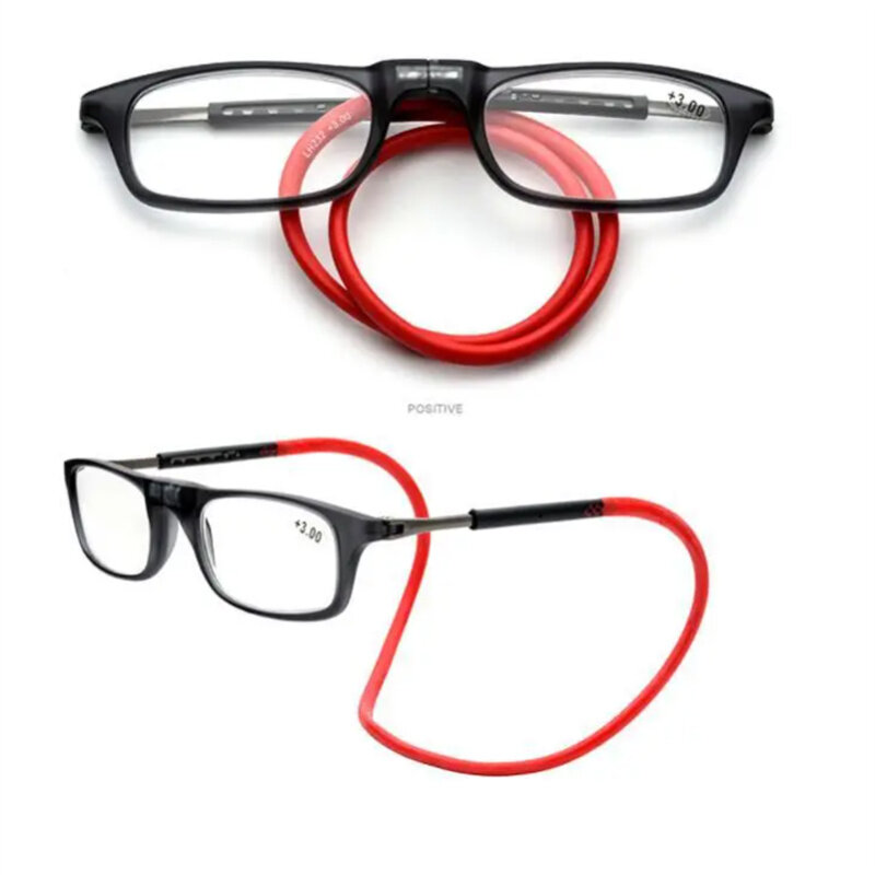 Портативные складные очки для дальнозоркости, фотополимерные модные Волшебные магнитные пресбиопические очки, очки для чтения