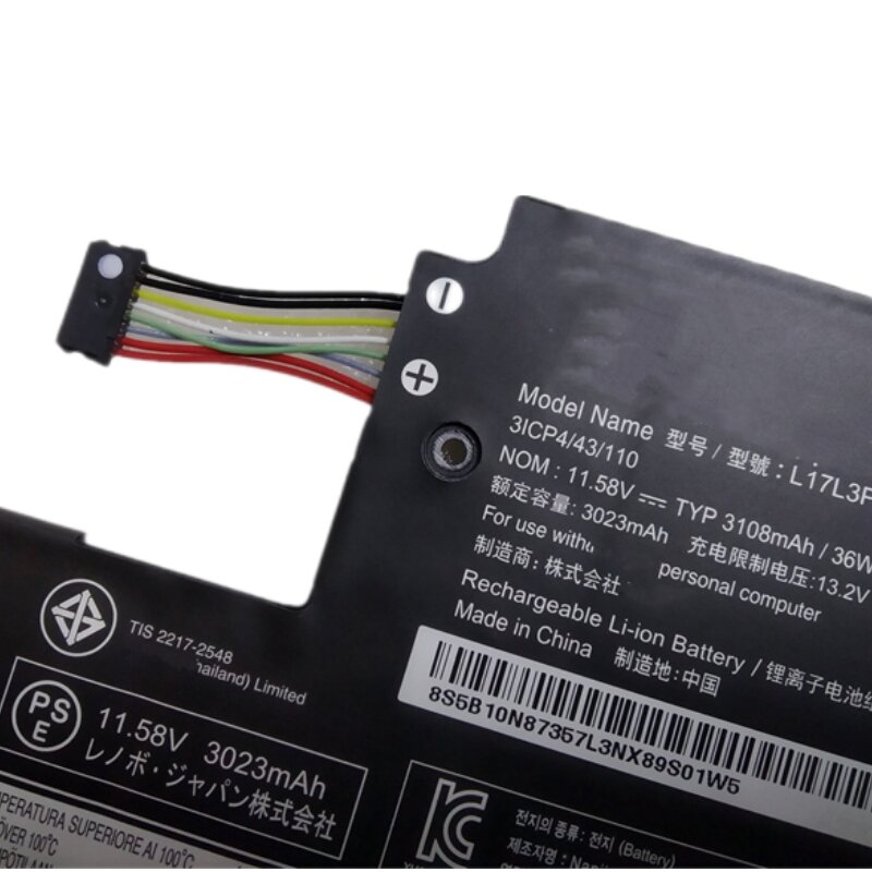 Batería L17C3P61 L17L3P61 L17M3P61 para Lenovo Yoga 320-11 520-12 720-12IKB 81B5 IdeaPad 320S-13IKB 81AK Xiaoxin Chao 7000-13, nueva