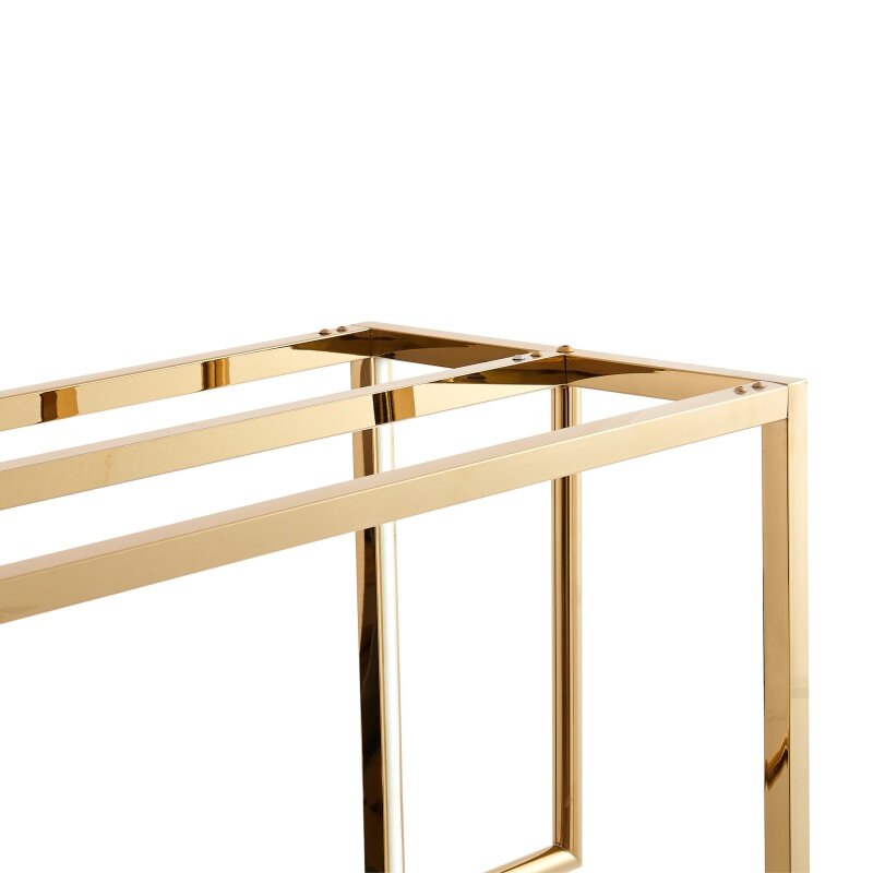 Custom, Garment Store Interior Design Led Display Furniture Metal Gold Clothing Display Rack with Light