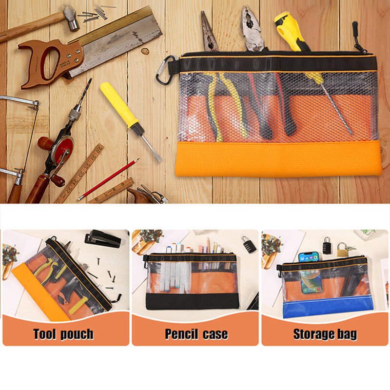 Kit di strumenti Hardware borsa per attrezzi piccola borsa per attrezzi portatile multifunzione impermeabile Organizer per borse con cerniera di alta qualità