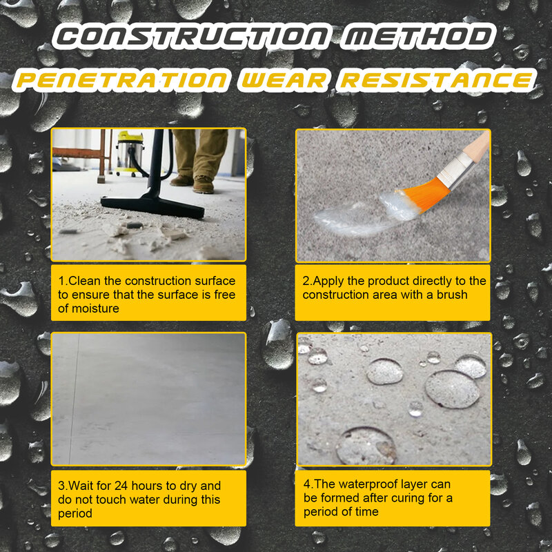 1-5Pcs 300g Glue Repair Waterproof Coating Sealant Agent Transparent Invisible Paste Glue With Brush Adhesive Repair Home Roof
