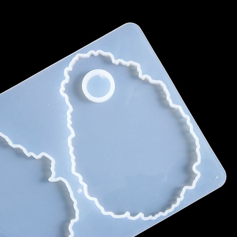 Onregelmatige Cosmetische Tool Epoxy Kristal Gietvorm Hars Mallen Make-Up Palet Lade Siliconen Mal
