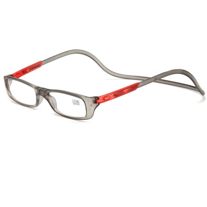 نظارات القراءة المغناطيسية القابلة للطي للرجال والنساء ، الرسن المريح ، نظارات طول النظر القابلة للطي ، حماية العين المحمولة ، إطار خفيف للغاية