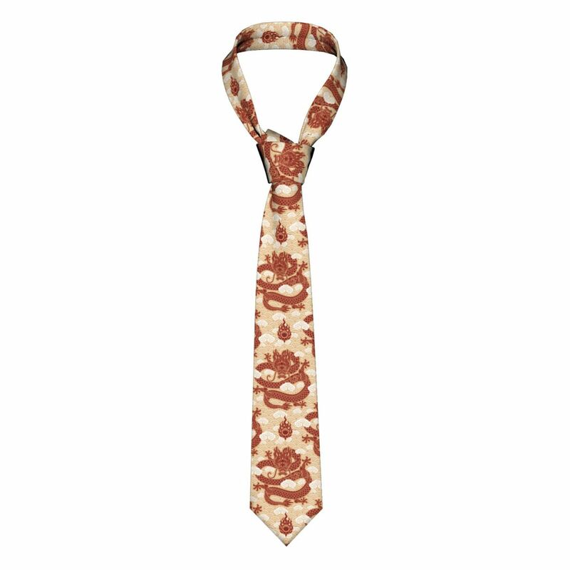 Fajny krawat chiny chiński smok fajne krawaty Hip-hopowe krawat biznesowy uliczne o szerokości 8cm