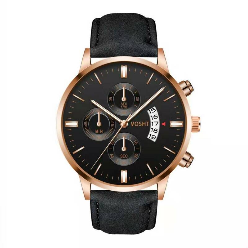 Neue Mode Lässig männer Uhren Männer Sport Uhren Leder Band Auto Datum Quarz Armbanduhren Männer Reloj Hombre Montre Homme