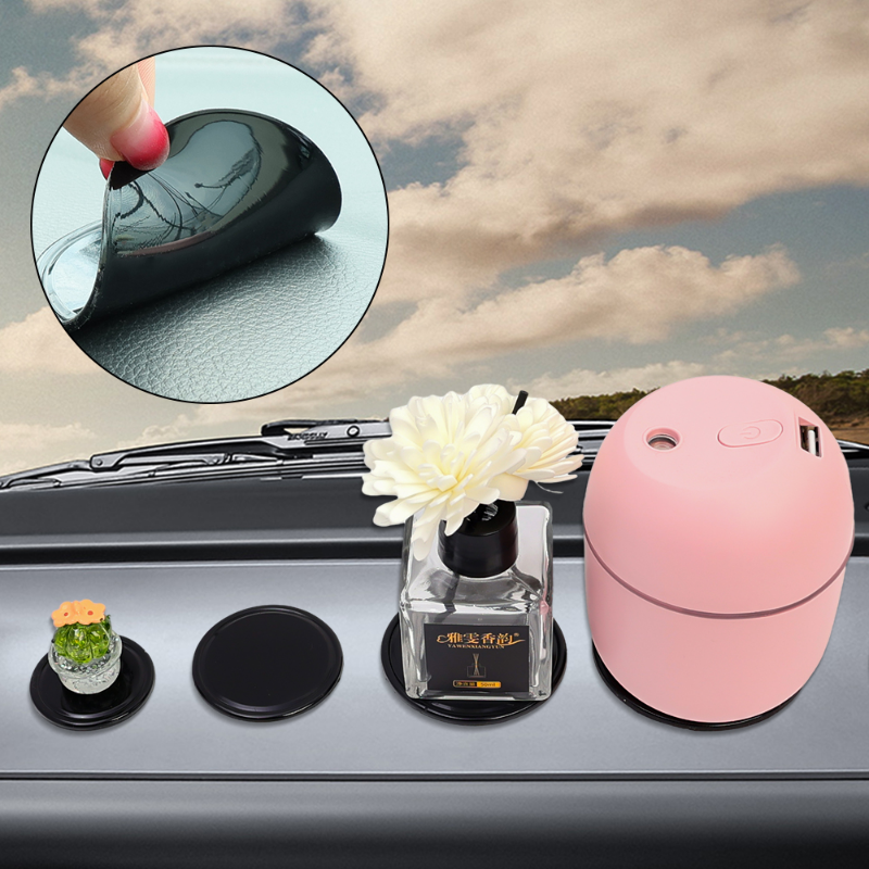 Painel do carro Anti-Slip Sticky Pad, altamente adesivo, antiderrapante, ornamentos fixos, Auto Acessórios Interior