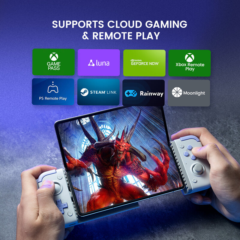 Gamepad mobilny Gamepad GameSir X2s telefon z systemem Android kontroler do gier do gier w chmurze Xbox Game Pass STADIA xCloud efekt halla Joystick