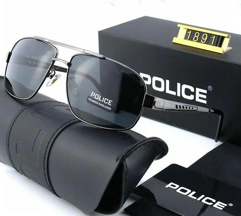 نظارات شمسية مستقطبة للشرطة ، نظارات ركوب الدراجات ، نظارات خارجية ، جديدة