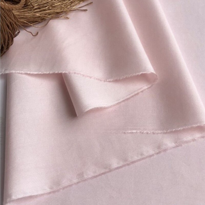 Tela de algodón de seda para primavera y verano, forro de falda de camisa, Hanfu, versátil, fina y transpirable