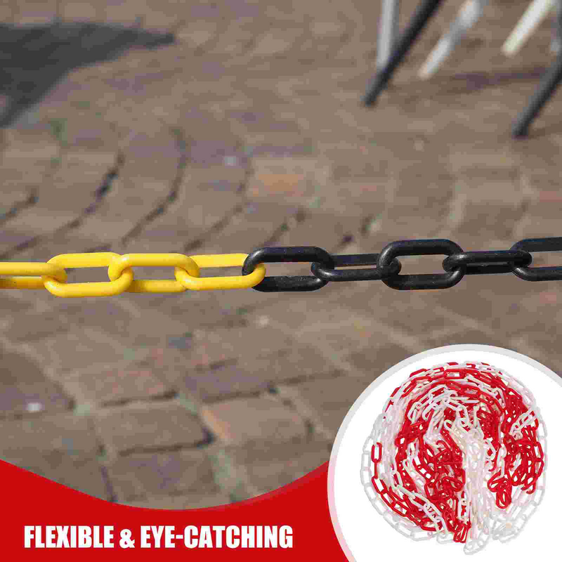 Barrier Chain Security Links Plastic Chains Road Cone Protector Safety Abs for Crowd Control