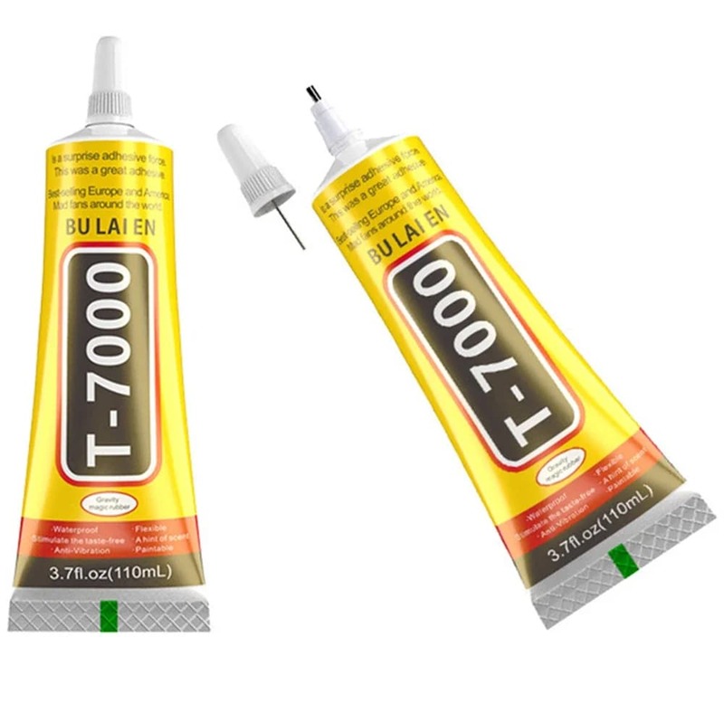 15ML T7000 Black Contact DIY Glue Repair Adhesive With Precision Applicator Tip