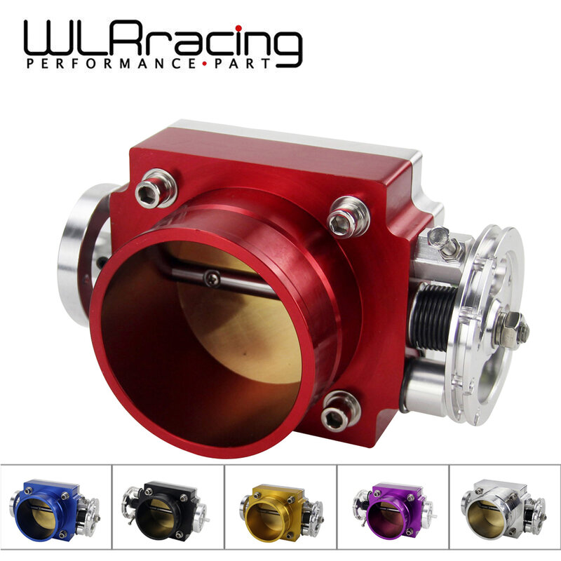 WLR RACING-новый корпус дроссельной заслонки 70 мм корпус дроссельной заслонки производительность впускной коллектор Заготовка алюминий высокий поток WLR6970