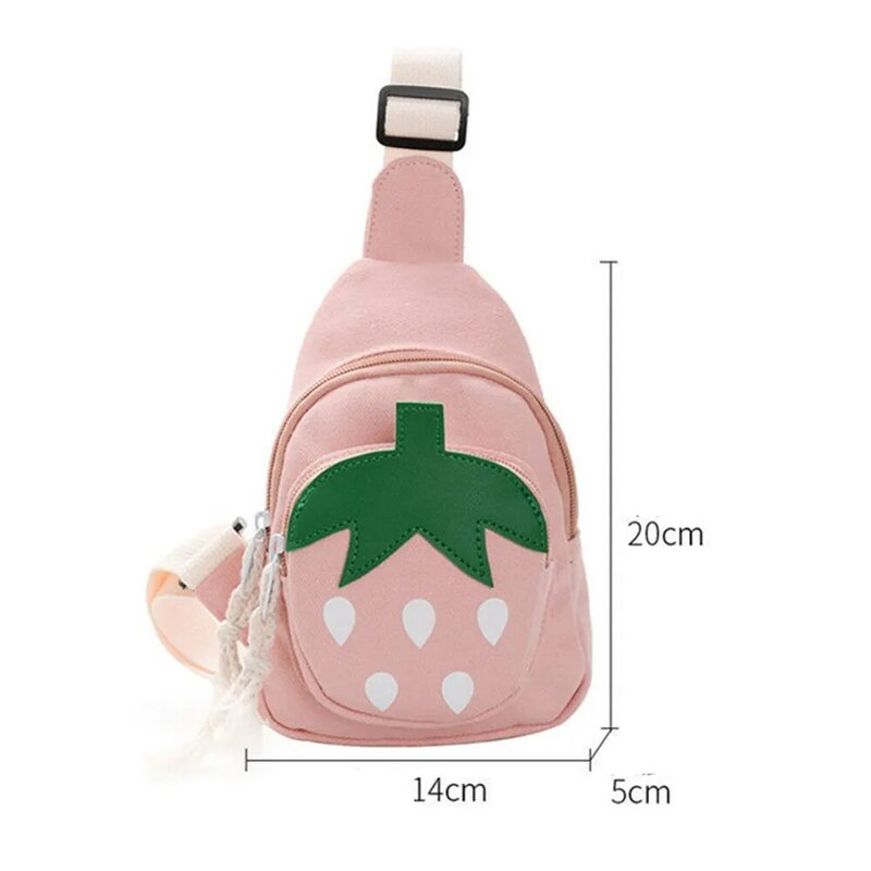 Cute Little Rabbit Crossbody Bag Girls Mini Rabbit Canvas Bag New Chest Bag Kids Wallet Large Capacity  Waist Pack Shopping Bag