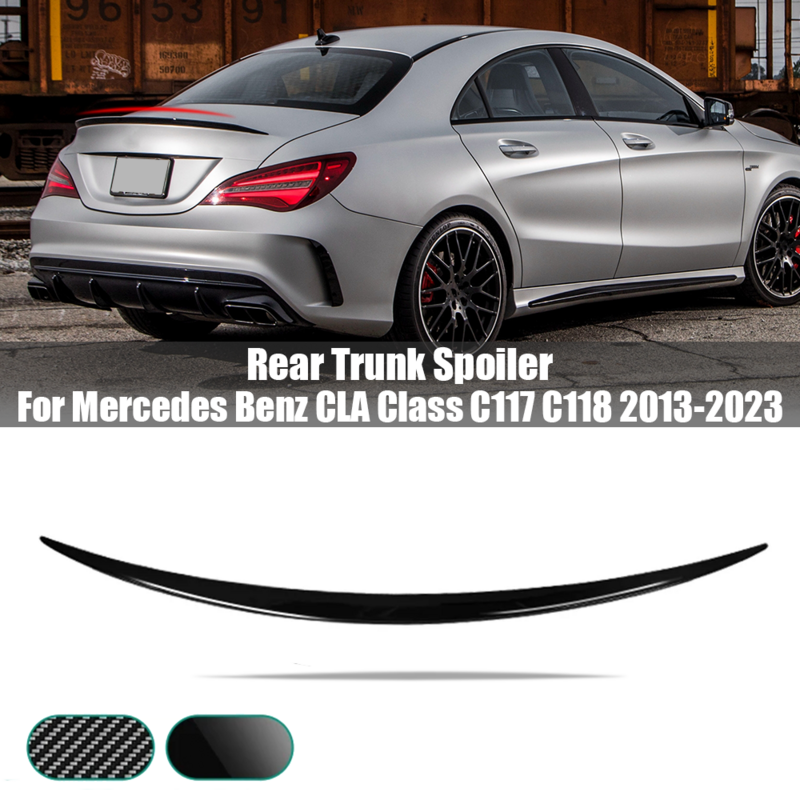 Rear Wing Spoiler For Mercedes Benz CLA Class C117 C118 CLA200 CLA260 CLA45 AMG 2013-2023 Car Rear Wing Spoiler Exterior Parts