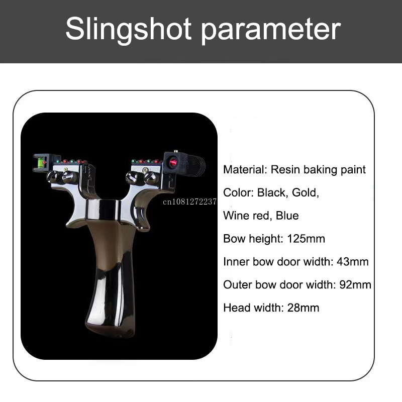 Fionda ad alta precisione con livella a bolla Laser Fast Press Bow catapulta sport all'aria aperta accessori per la caccia Sling Shot muslimah