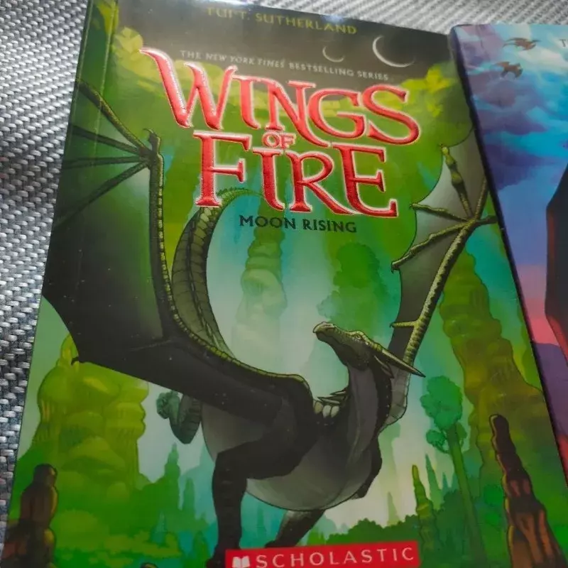 15 książek ze skrzydłami ognia dziecięca opowieść przygodowa Science Fiction brydżowa książka do nauki angielskiego czytania podręczników podarunkowych